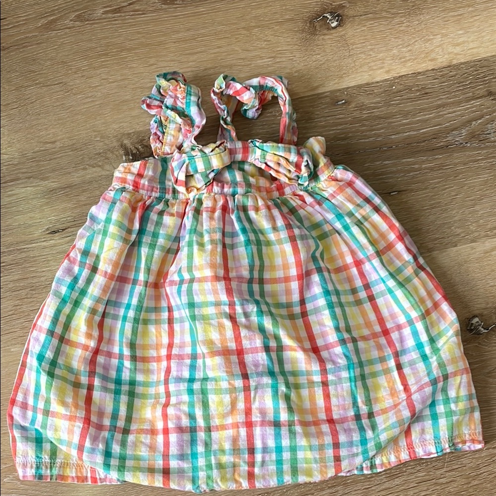Colorful Plaid Baby Dress